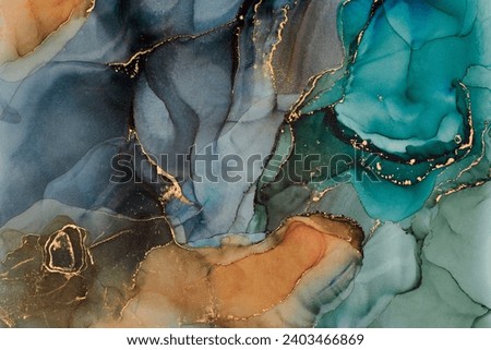 Abstract clouds. Modern futuristic pattern marble translucent colors texture.. Multicolor dynamic background mixing liquid paints art. Royalty-Free Stock Photo #2403466869