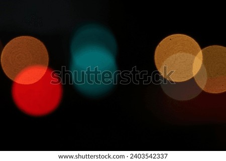 Flare color lights overlays. Abstract bright blurred colored bokeh. Blurred colored lights background. Lens bokeh backdrop.