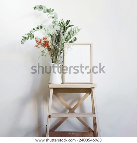 A image of flower frame stool