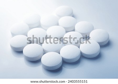 A image of white pills
