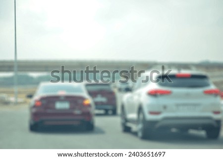 Royalty high quality free stock photo of abstract blur and defocused car, motor on the highway road with copy space for text or advertising