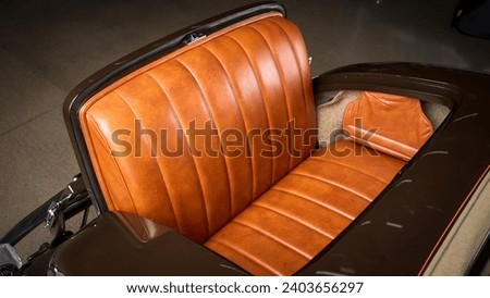 Rumble seat in the back of a car Royalty-Free Stock Photo #2403656297