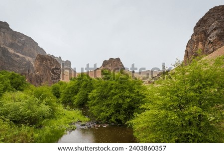The Succor Creek at Succor Creek State Natural Area in Oregon Royalty-Free Stock Photo #2403860357