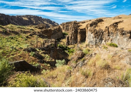 Overlook at Succor Creek State Natural Area, Oregon Royalty-Free Stock Photo #2403860475