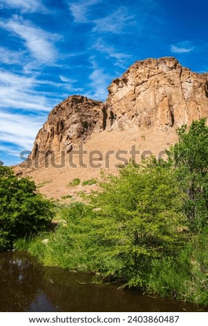 The Succor Creek at Succor Creek State Natural Area in Oregon Royalty-Free Stock Photo #2403860487