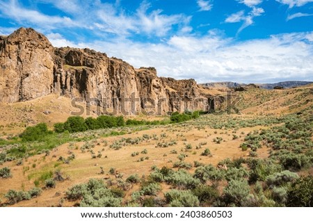 Overlook at Succor Creek State Natural Area, Oregon Royalty-Free Stock Photo #2403860503