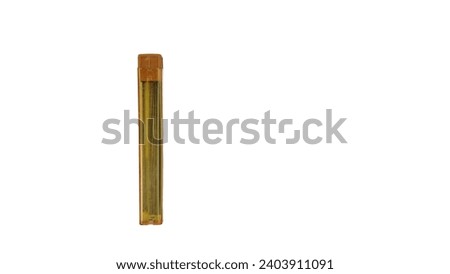 Mechanical pencil lead refill isolated on white background
