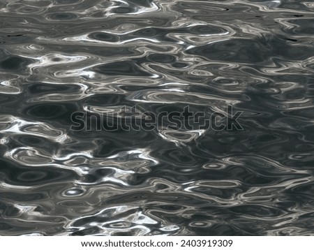 Silvery shimmering water texture in the Venice lagoon. Shimmering water surface Royalty-Free Stock Photo #2403919309