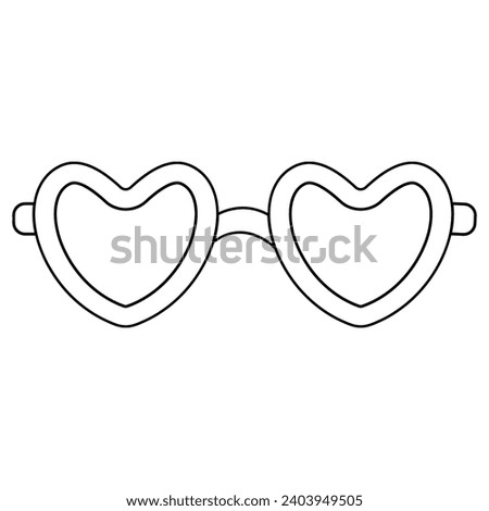 Valentine day clipart outline, valentine coloring clipart, love clipart doodle