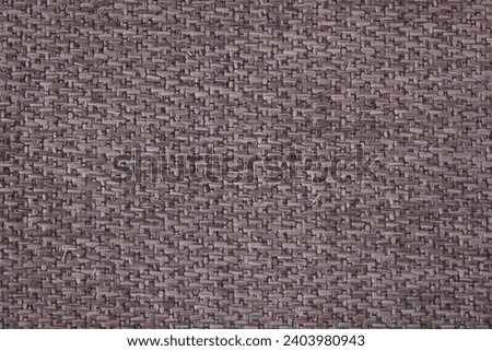 Brown burlap rug for background