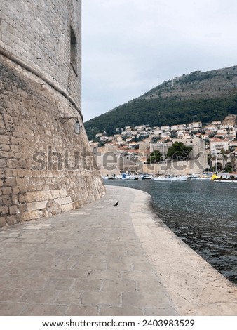 Marina Dubrovnik. Nice croatian landscape. Summer holidays.