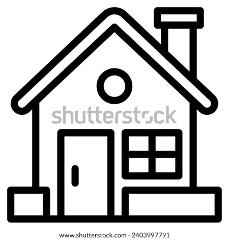 education home vector object illustration