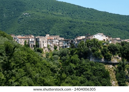 Mountain landscape of Matese, Caserta province, Campania, Italy, at summer