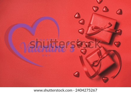 Happy Valentine Day Poster Design , Banner for Valentine Day 