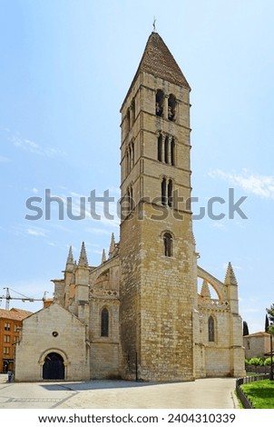 Santa Maria de La Antigua church in Valladolid, Spain Royalty-Free Stock Photo #2404310339