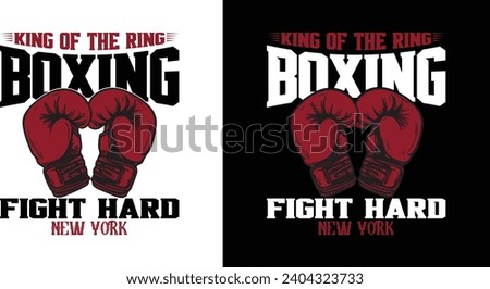 Boxing champion vintage t shirt design for apparel and clothes. Typography retro vintage boxing t shirt design for event 
