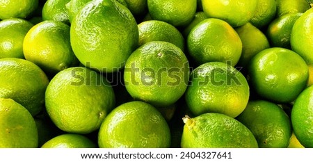 Limes from a flea market. Florida, November 18, 2023