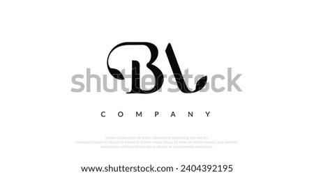 Initial BA Logo Design Vector 