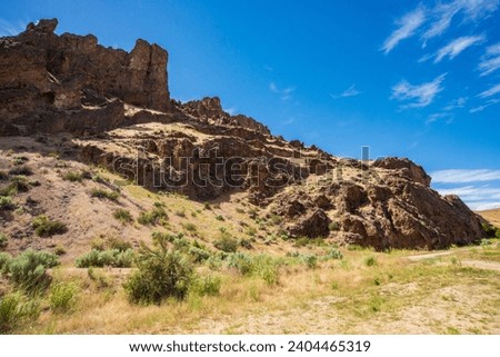 Overlook at Succor Creek State Natural Area, Oregon Royalty-Free Stock Photo #2404465319