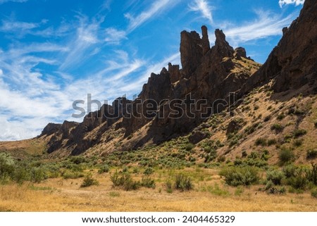 Overlook at Succor Creek State Natural Area, Oregon Royalty-Free Stock Photo #2404465329
