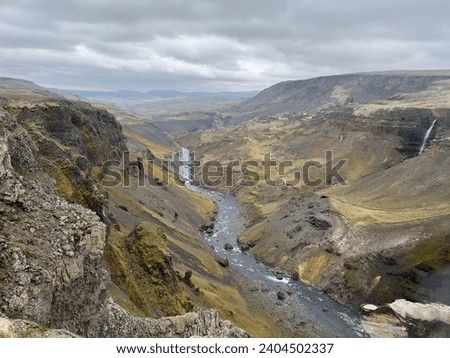 The Fossardalur valley of Iceland