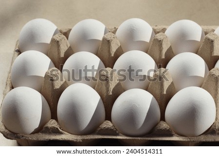 eggs in an egg box