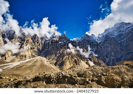 Passu is a small village located in Gojal valley upper Hunza of the Gilgit Baltistan (Passu Cones)