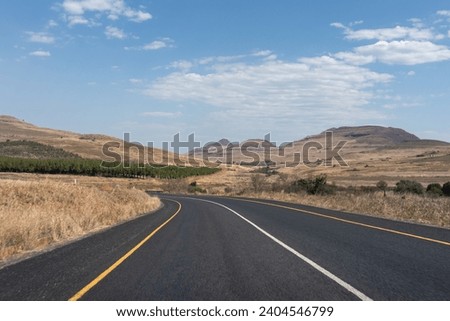 Panorama road near Graskop in South Africa.