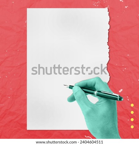 Boss Notes Business Concept. Crative Collage Artwork. Designed Background For Your Text.
