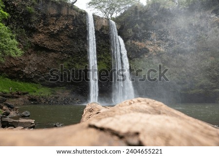 Wailua Falls in Kauai, Hawaii