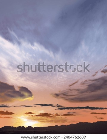 Sun Clouds picture sky background cloud nature photo sunset clear sky