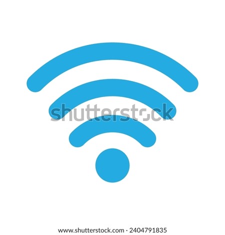 Wifi vector icon, sign, symbol