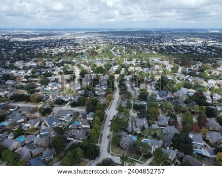 An aerial photo of Houston, Texas.