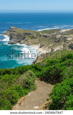 View of the famous Cape of Good Hope in South Africa	 Royalty-Free Stock Photo #2404867847