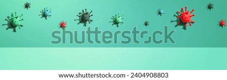 Viral epidemic influenza and Coronavirus Covid-19 concept Royalty-Free Stock Photo #2404908803