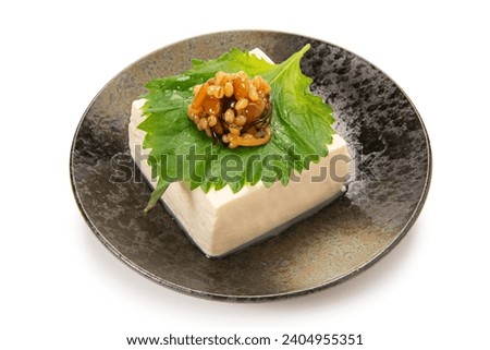 Japanese tofu dish cold tofu