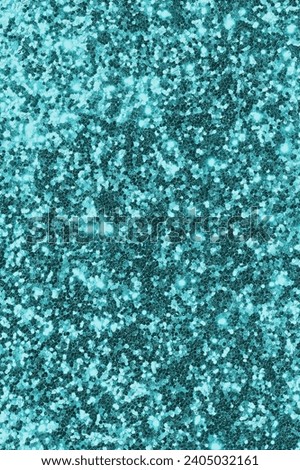 background of glitterd material of color CYAN ideal as backdrop during holidays