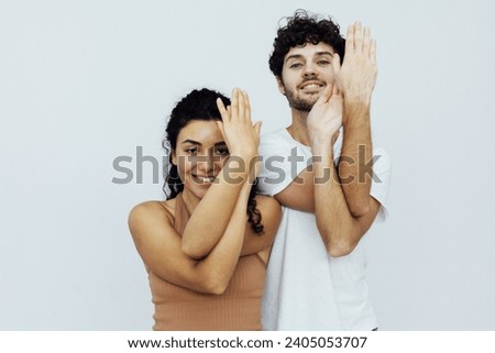 gymnastics meditation lotus pose man and woman doing yoga exercises