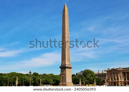 Luxor Obelisk in Place de la Concorde in Paris