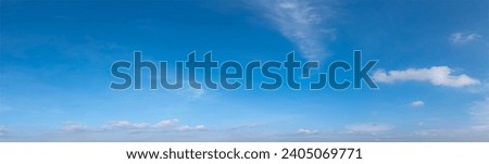 sky blue background cloud clear winter sunny horizon light texture bright natur eimage panorama.