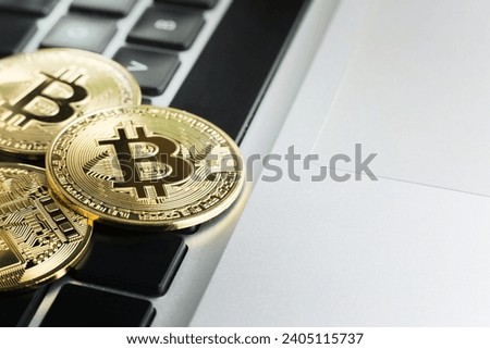 A image of bitcoin top keyboard