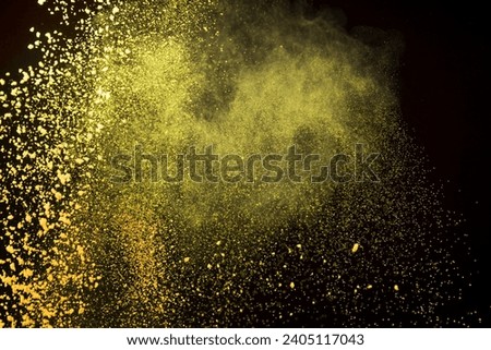 bright dust makeup powder dark background