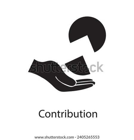 Contribution vector icon, Creative sign, Contribution icon for computer and mobile flat illustration..eps Royalty-Free Stock Photo #2405265553