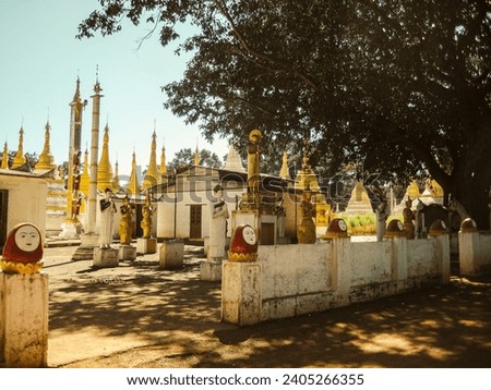 photo of stupas in kalaw