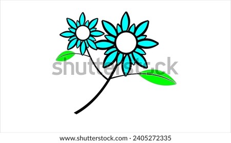 a flower icon or vector image
