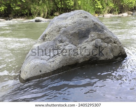 A stone in the river