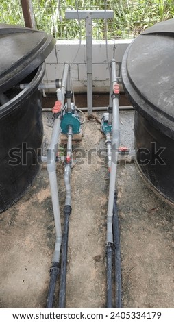 fertigation system for agricultural in Malaysia Royalty-Free Stock Photo #2405334179