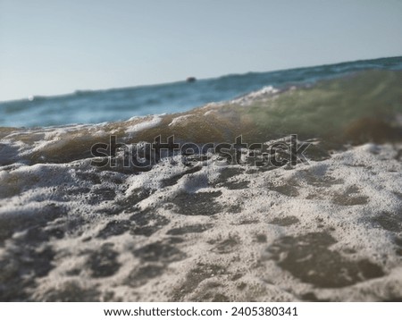 the beautiful waves of Patayya beach