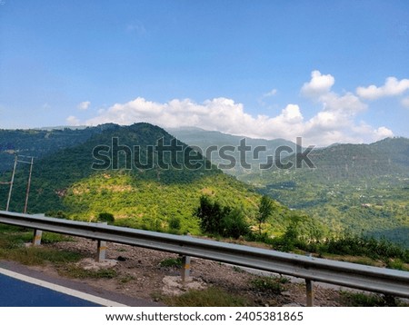 mountain picture from jammu road