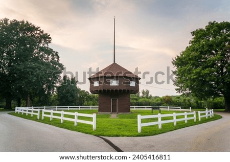 The Mad Anthony Wayne Blockhouse in Erie, PA Royalty-Free Stock Photo #2405416811